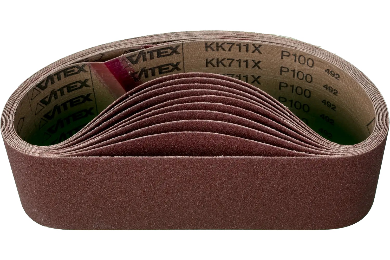 Picture of Pferd Abrasive Portable Belt, 24" x 3, 100 Grit, Aluminum oxide